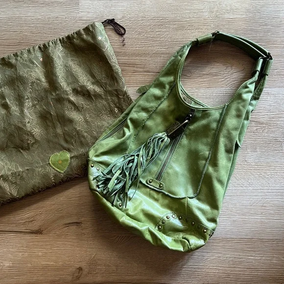 Ipa-Nima Hobo Leather Purse Should Bag - Picture 2 of 16